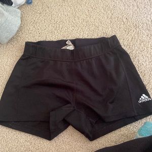 Adidas Sports Shorts - medium. Heavily worn hole in crotch